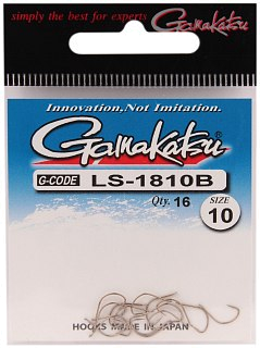 Крючок Gamakatsu NL LS-1810B bronze №10 - фото 1