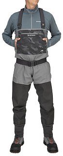 Вэйдерсы Simms Guide Classic Stockingfoot Carbon  - фото 2