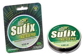 Шнур Sufix Matrix pro green 135м 0,30мм