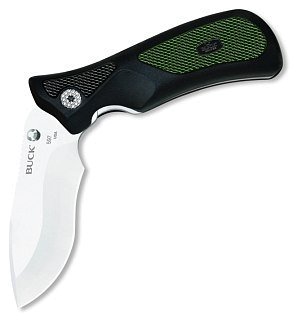 Нож Buck Ergo Hunter Folding складной сталь 12с27 черно-зеле