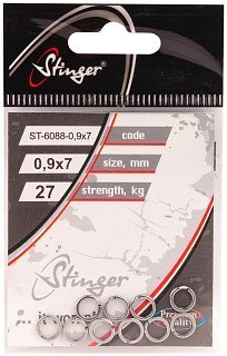 Кольцо заводное Stinger ST-6088-0.9х7 силовое 10шт