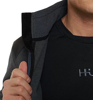 Джемпер H.U.T. Urman флис тёмно-серый/чёрный - фото 8