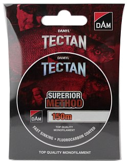 Леска DAM Tectan Superior FCC method 150м 0,18мм 2,7кг 6lbs brown - фото 1