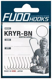 Крючки Fudo Keiryu W/ring KRYR-BN 6201 BN №6 