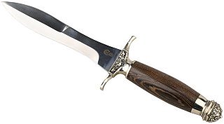 Нож ИП Семин Адмирал кованая сталь Х12МФ венге литье - фото 1