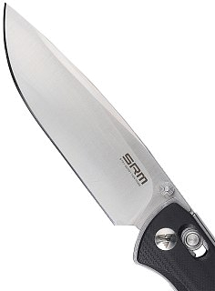 Нож SRM 258L-GB Satin сталь D2 рукоять Black G10 - фото 5