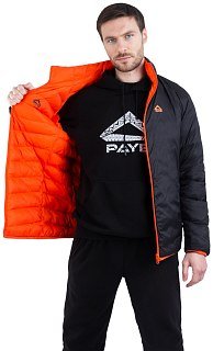 Куртка Payer Шерегеш двухсторонняя демисезон оранжево-черная - фото 8