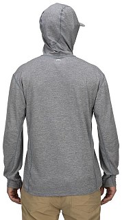 Футболка Simms Bugstopper Hoody Steel Heather  - фото 2