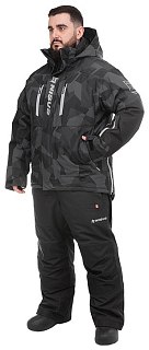 Костюм Nisus Arctic зимний серый черный шелтер - фото 2