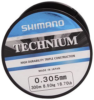 Леска Shimano Technium 300м 0,305мм PB 8,5кг черная - фото 3