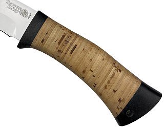 Нож Росоружие Ермак ЭИ-107 береста позолота гравировка - фото 6