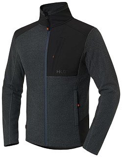 Джемпер H.U.T. Urman флис тёмно-серый/чёрный - фото 4