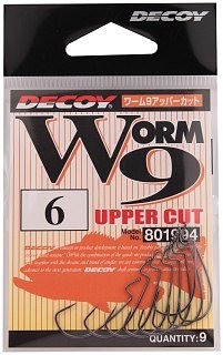 Крючки Decoy Worm 9 №6 9шт