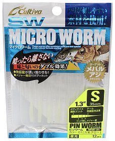Приманка Owner Cultiva Micro Worm MW-01 1,3" 01 12шт