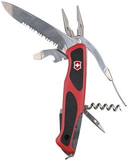 Нож Victorinox RangerGrip 174 красно-черный - фото 1