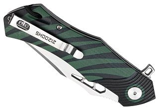 Нож SHOOZIZ XUN115-G складной D2 рукоять G10+3D - фото 2