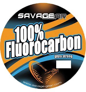 Леска Savage Gear 100% Fluoro Carbon 0.33мм 50м 12lbs 6.4кг