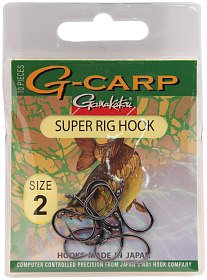 Крючок Gamakatsu G-Carp Super Rig Hook №2 уп.10шт