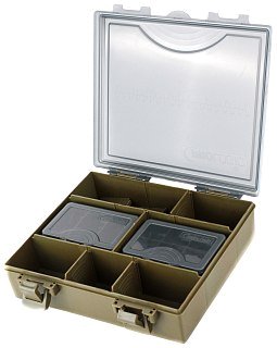 Коробка Prologic Green Tackle Organizer S 1+4 BoxSystem 23.5x20x6см