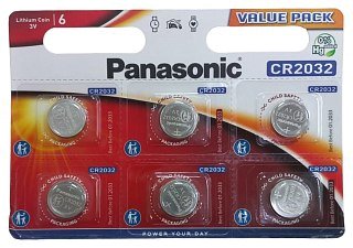 Батарейка Panasonic CR2032 1/6