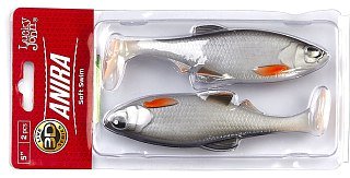 Приманка Lucky John виброхвост 3D Series anira soft swim 5,0in 12,70 A05 2шт - фото 3