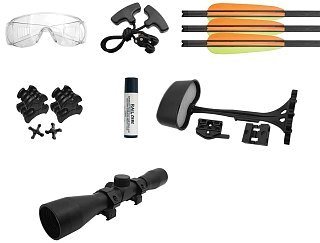 Арбалет блочный EK Archery HEX 400 c комплектацией черный  - фото 5
