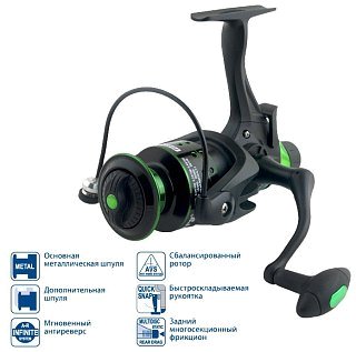 Катушка Akara Geden Carp FG5000 3+1bb з/ш с байтр. - фото 2