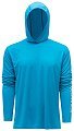 Футболка Grundens Tough Sun Hoodie Azure 