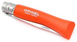 Нож Opinel 7VRI Colored 8см нержавеющая сталь оранжевый - фото 4