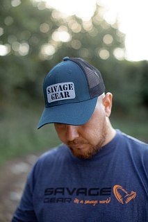 Кепка Savage Gear Logo badge teal blue one size - фото 4