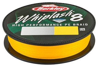 Шнур Berkley Whiplash 8 yellow 150м 0,10мм