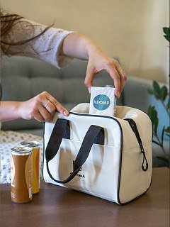 Термосумка Арктика для ланча 7,5л бежевая - фото 8