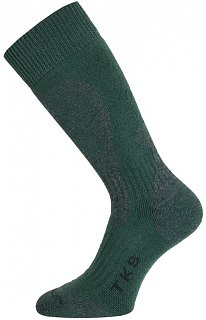 Термоноски Lasting TK 809 Треккинг + Туризм темно-зеленый TKS809L