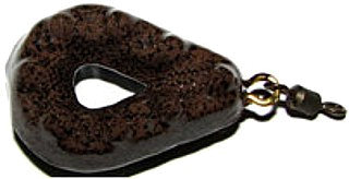 Груз УЛОВКА Капля-рамка с шипами 90гр коричневый и черный ил