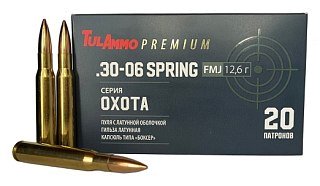 Патрон 30-06 Sprg ТПЗ Охота FMJ 12.6