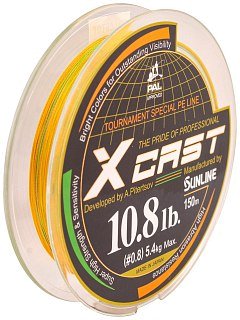 Шнур Sunline X Cast 150м 0.8/0.148мм 10.8 lb 5.4 кг