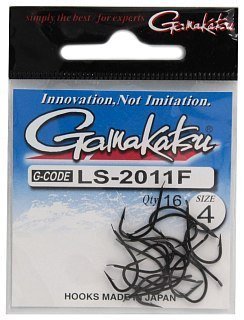 Крючок Gamakatsu LS-2011F black №4 - фото 1