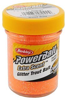 Паста Berkley PowerBait Select Glitter Trout Bait 50гр Fluorescent Orange