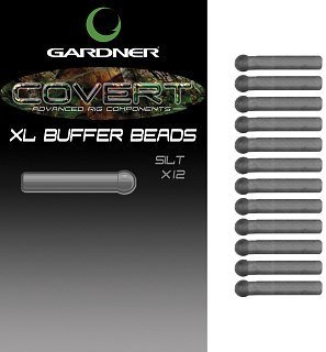 Отбойник Gardner Covert buffer beads XL c-thru black/silt