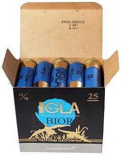 Патрон 12х70 Технодинамика Игла-Биор 7 32 гр - фото 4