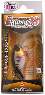 Воблер Jackall Chubby 38 uv mat silver tiger