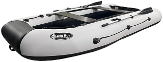 Лодка BigBoat Bering 340П бело-черный - фото 5