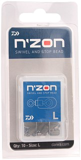 Вертлюжок Daiwa N'ZON Swivel and Stop Bead L - фото 1