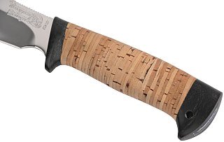 Нож Росоружие Сталкер сталь 40х10с2м рисунок рукоять береста - фото 3