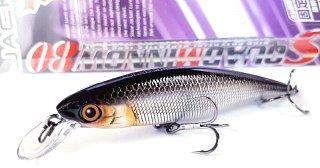 Воблер Jackall Squad Minnow 80 hI silver & black - фото 2