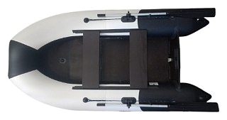 Лодка Boatsman BT300K надувная черно-белый - фото 1