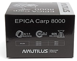 Катушка Nautilus Epica Carp 8000 - фото 3