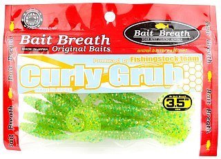 Приманка Bait Breath Curly Grub 3,5" Ur200 уп.10шт - фото 2