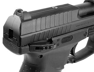 Пистолет Umarex Walther Compact CP 99 черный пластик - фото 3