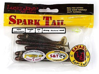 Приманка Lucky John виброхвост Pro series spark tail 3,0in 07,60/PA03 7 шт - фото 2